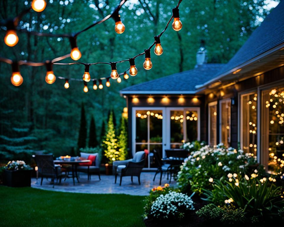 Weatherproof string lights