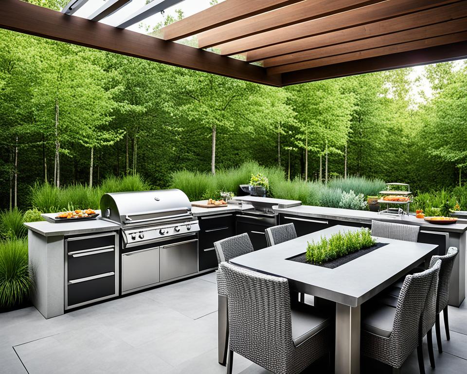 alfresco cooking spaces