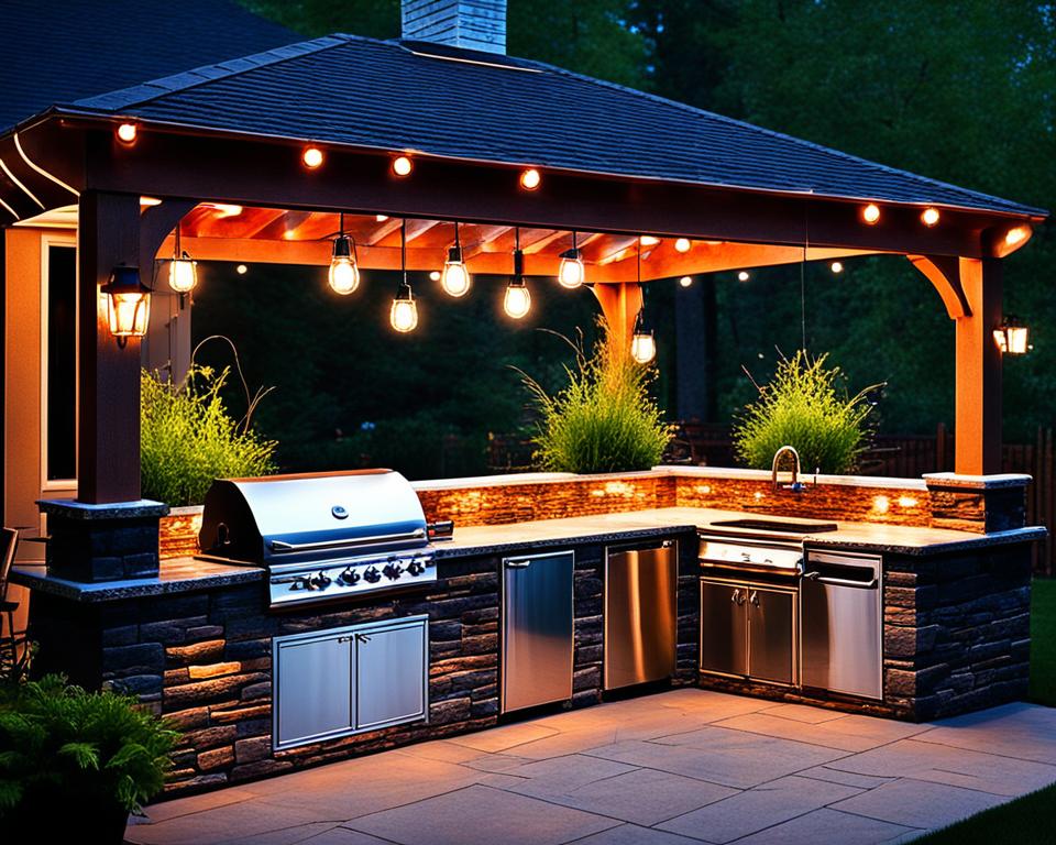 backyard entertaining spaces