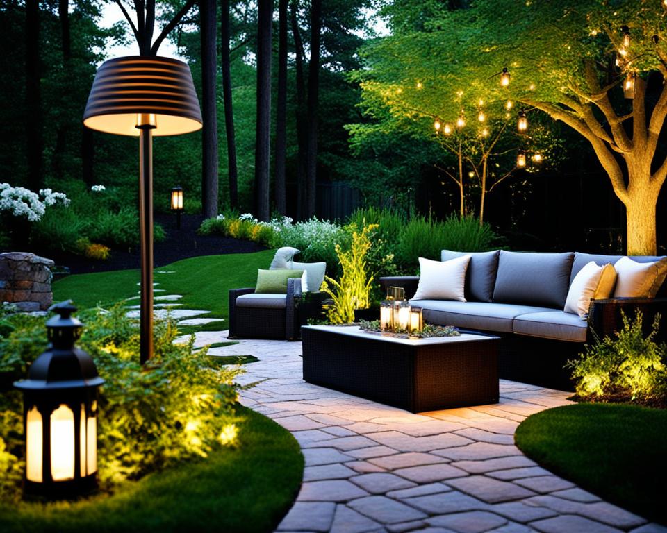 backyard illumination styles