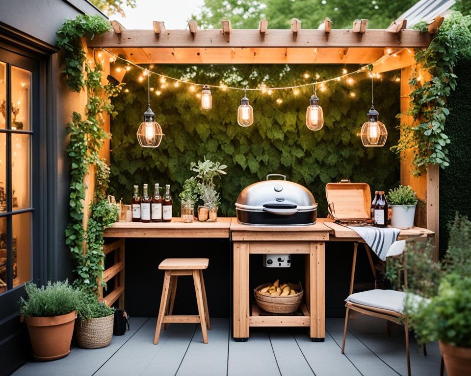 budget-friendly outdoor kitchen