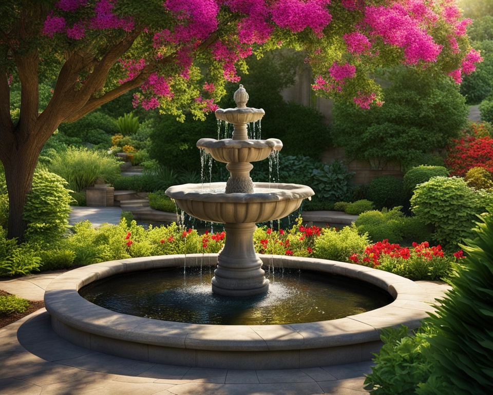 garden fountains