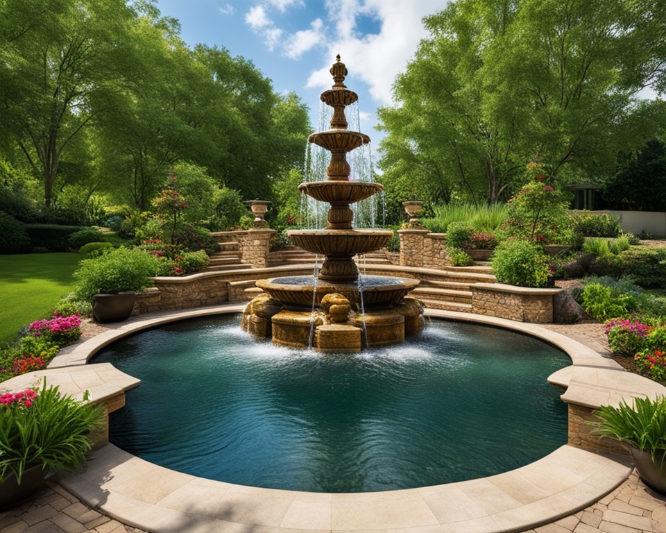 garden fountains