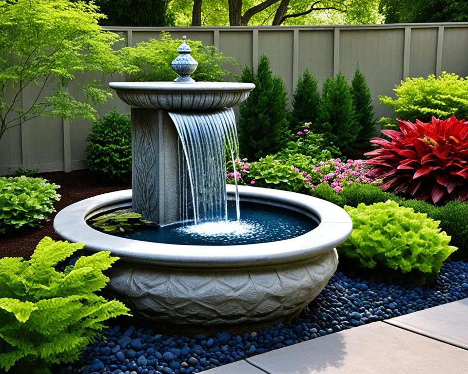 garden fountains