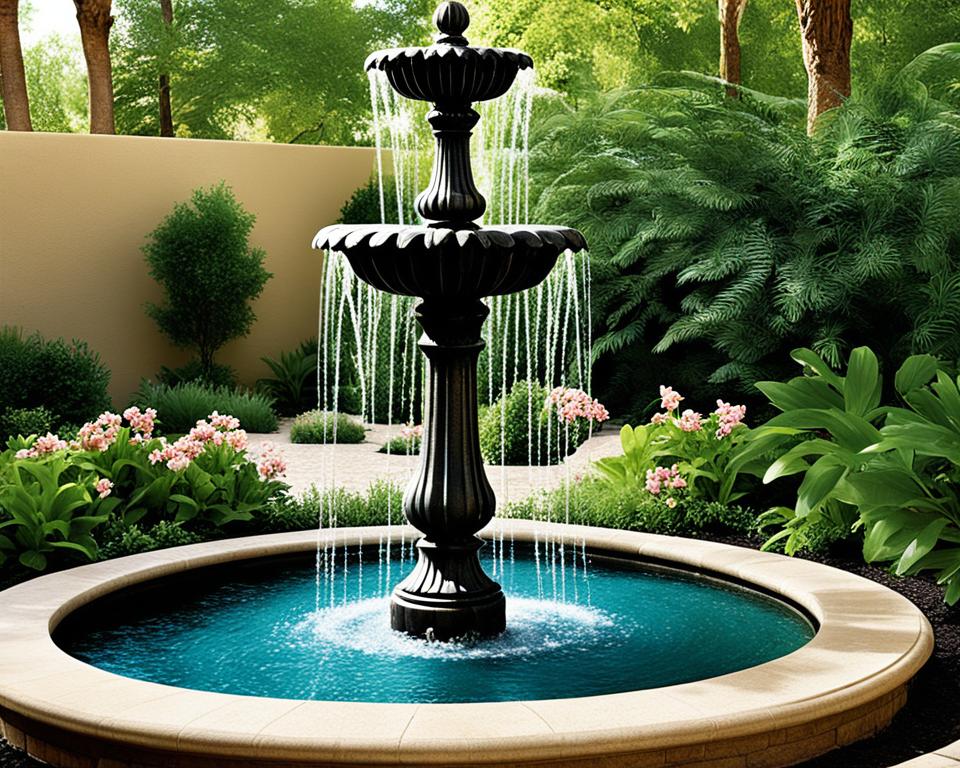 garden fountains