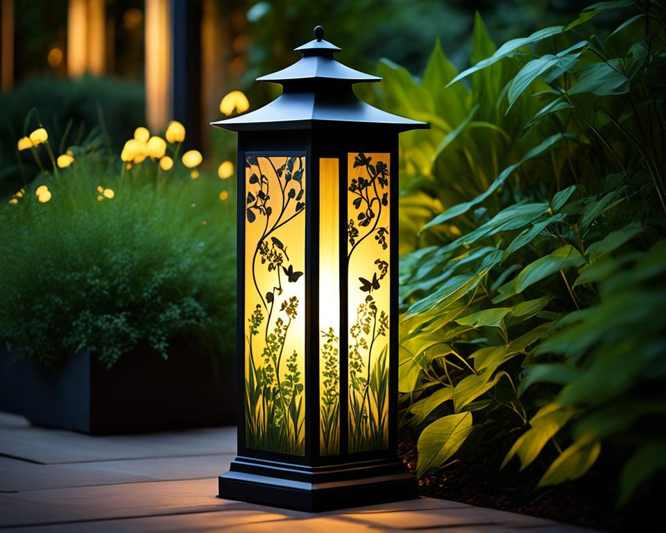 lantern outdoor floor lamp designs