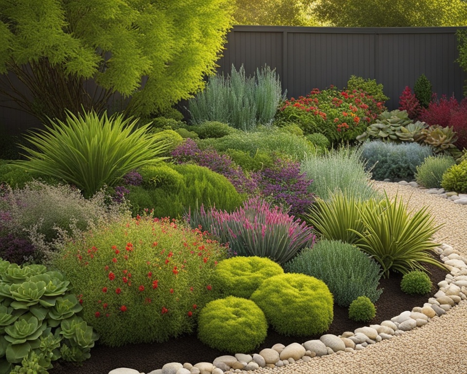 low-maintenance garden borders