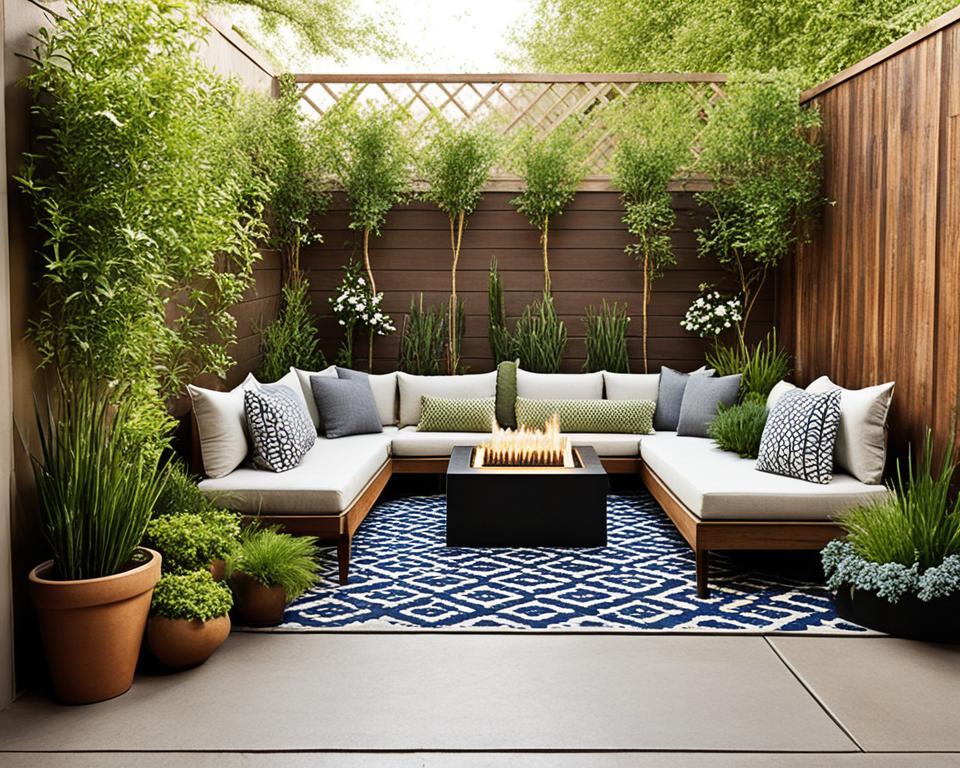 narrow patio ideas