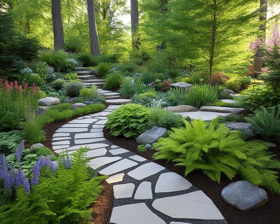 natural stone paths