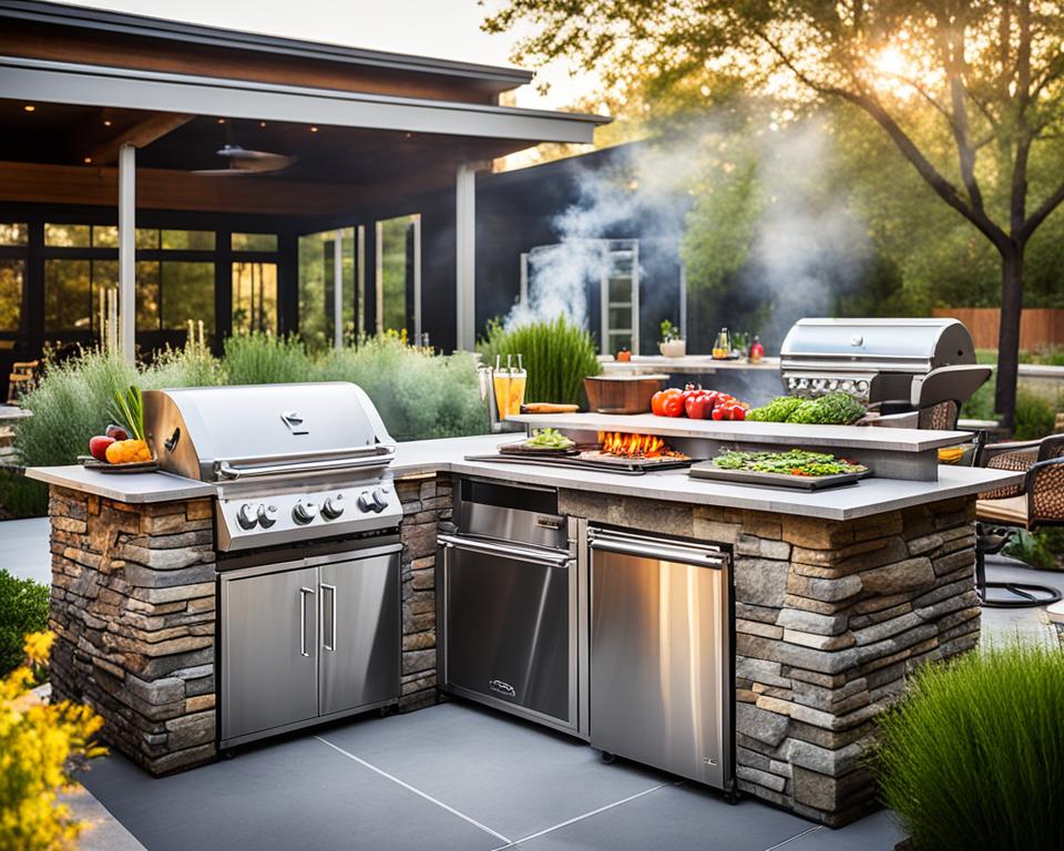 outdoor kitchen appliances