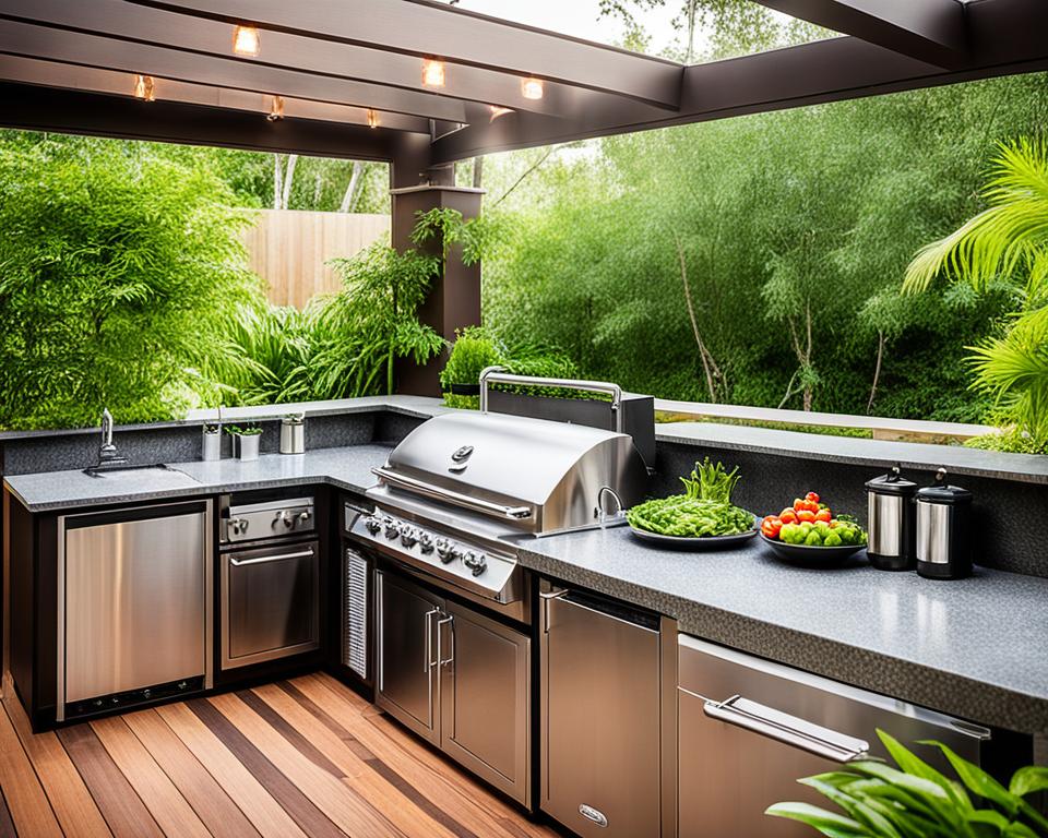 outdoor kitchen design