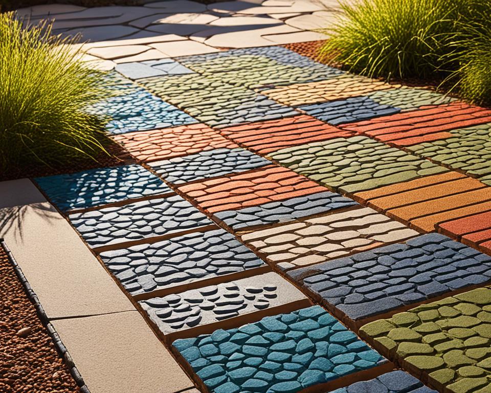 shock-absorbent rubber tiles