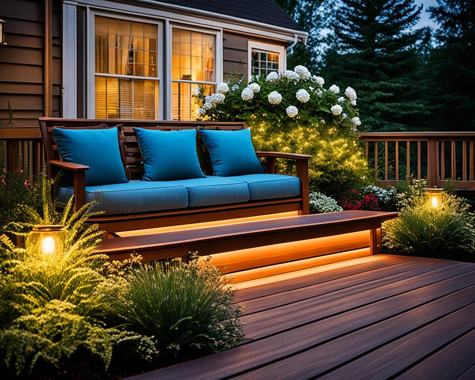 solar deck lights