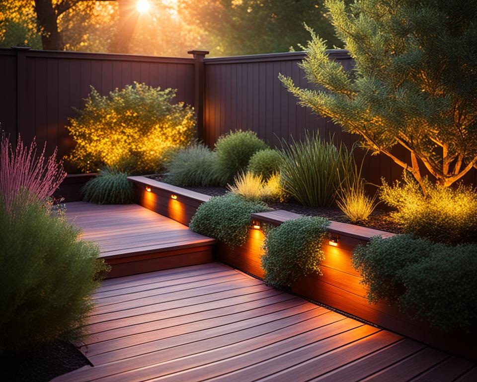 solar deck lights