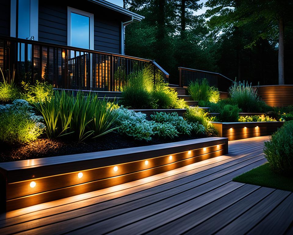 solar deck lights