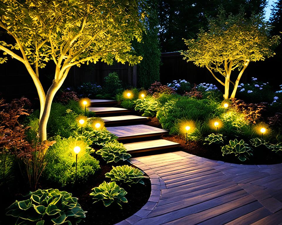 solar deck lights