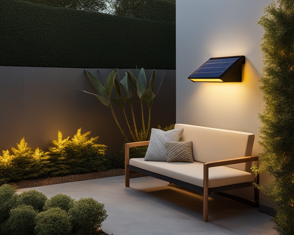 solar wall lamp