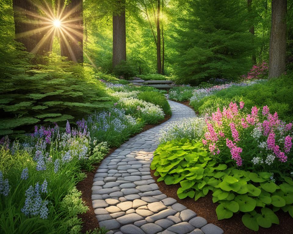 winding garden paths