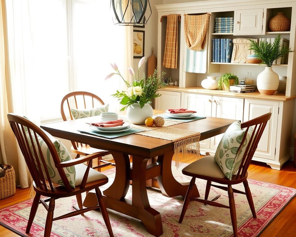 budget-friendly dining room textiles