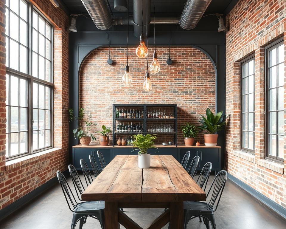 dining room decor industrial