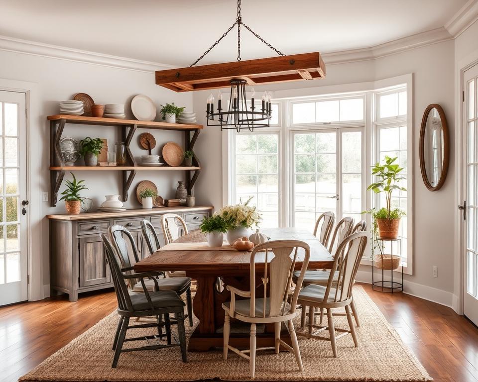 Joanna Gaines’ Dining Room Decor: Farmhouse Chic