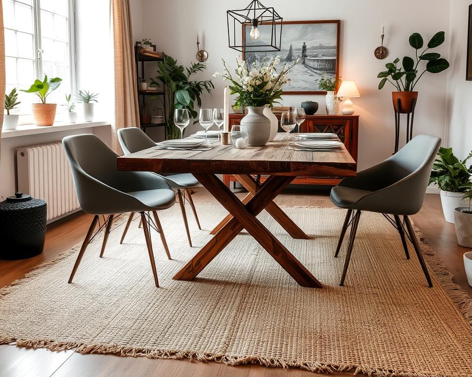 Dining Room Decor: Jute Rugs for Stylish Spaces