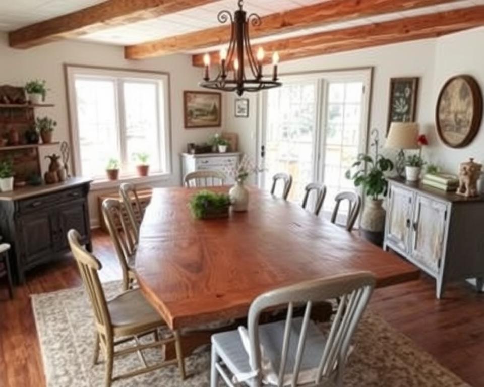 focal point farmhouse dining room