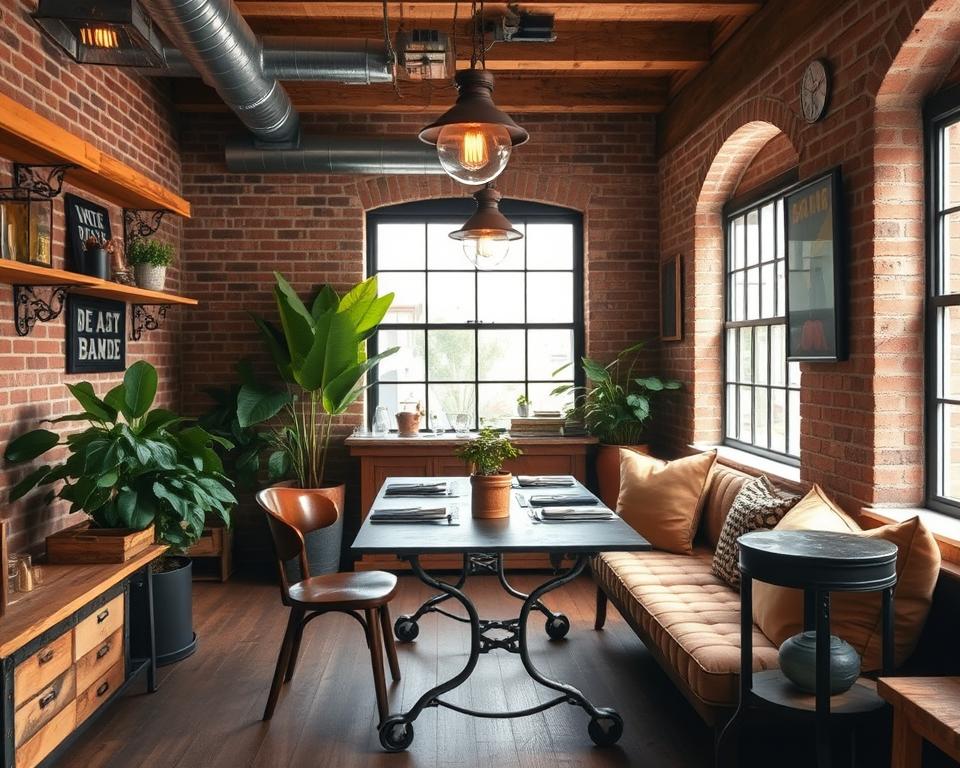 industrial decor warmth