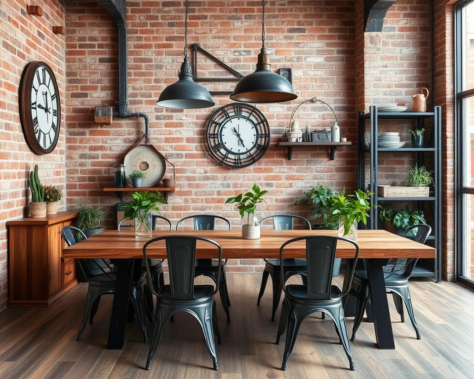 industrial dining room decor