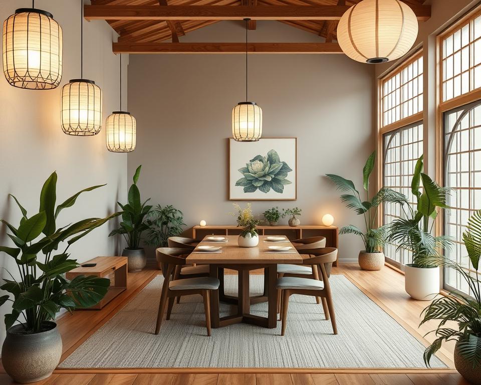 japanese dining room colors