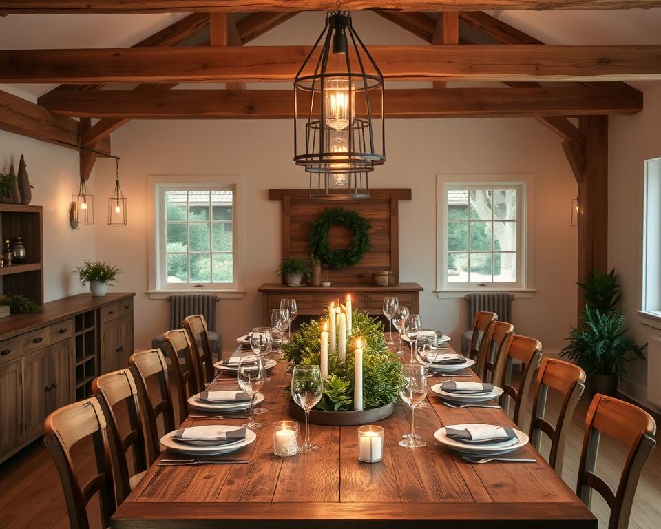 joanna gaines dining room lighting