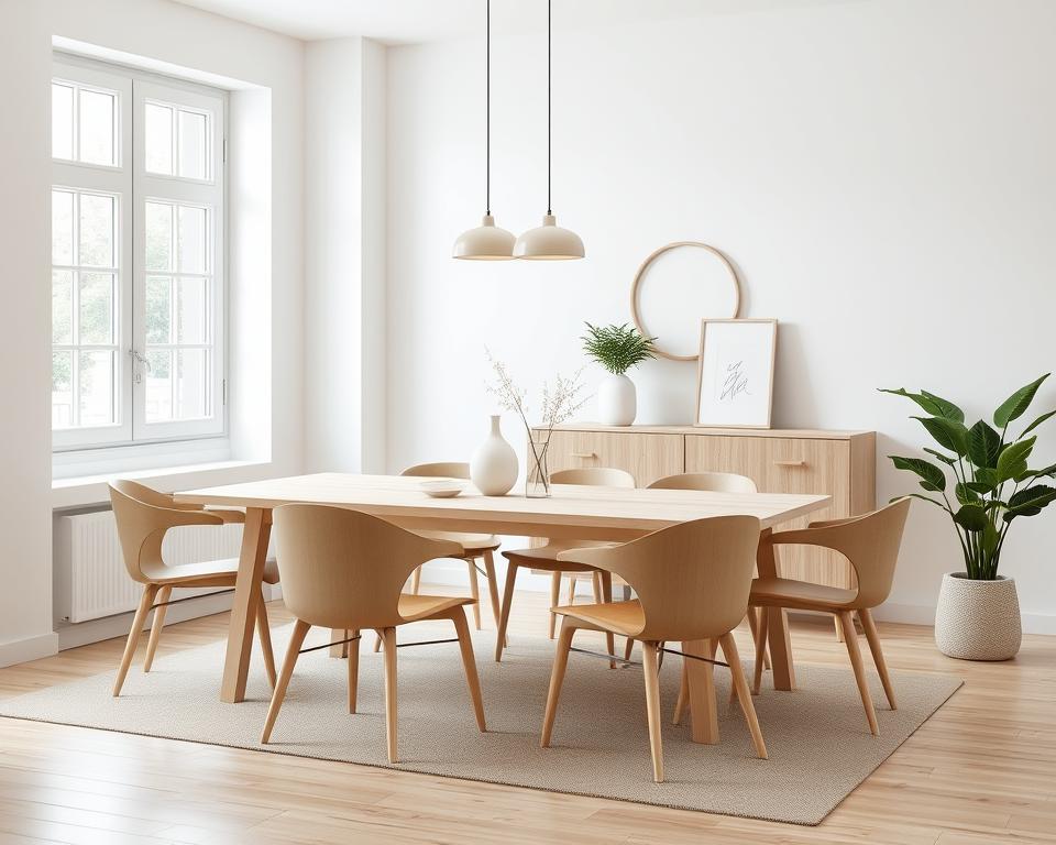 minimalist dining room design