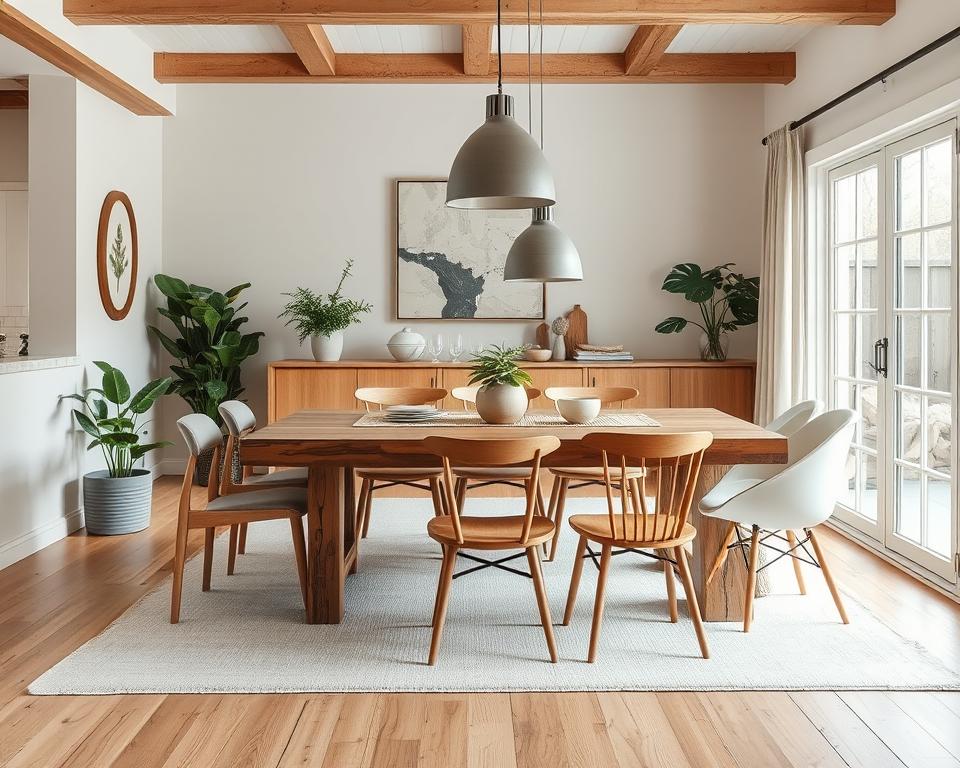 modern farmhouse dining room