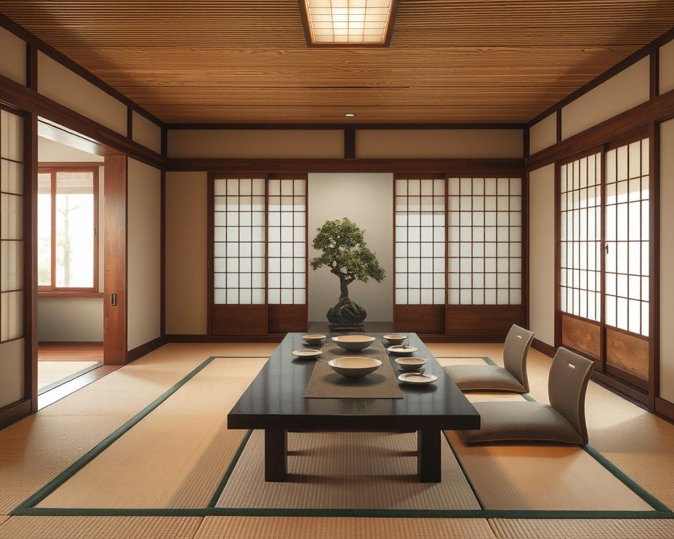 traditional japanese dining room